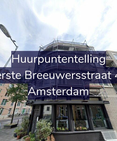 Foto gevel Huurpuntentelling voor Eerste Breeuwersstraat 46, Amsterdam