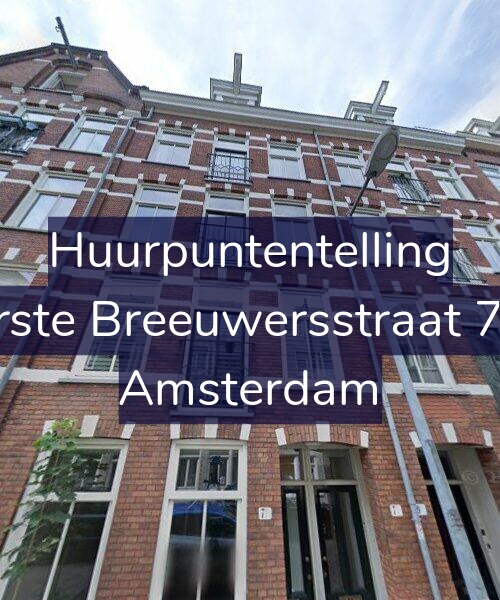 Foto gevel Huurpuntentelling voor Eerste Breeuwersstraat 7-H, Amsterdam