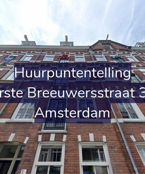 Foto gevel Huurpuntentelling voor Eerste Breeuwersstraat 3-2, Amsterdam