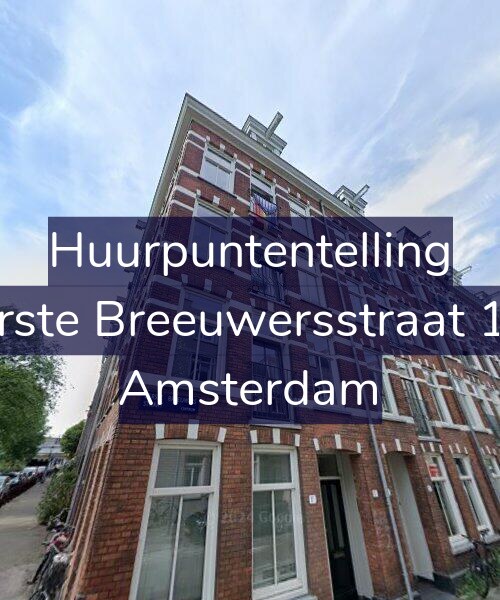 Foto gevel Huurpuntentelling voor Eerste Breeuwersstraat 1-1, Amsterdam