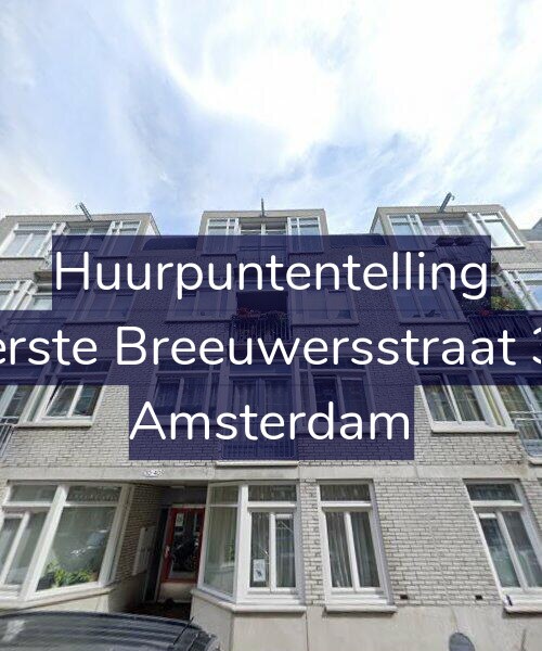 Foto gevel Huurpuntentelling voor Eerste Breeuwersstraat 34, Amsterdam