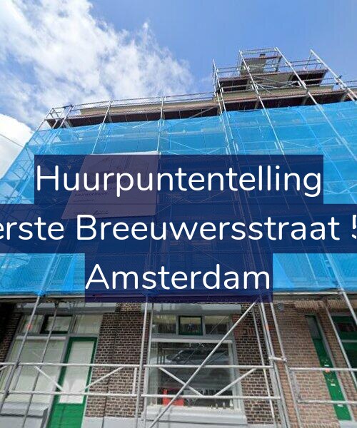 Foto gevel Huurpuntentelling voor Eerste Breeuwersstraat 54, Amsterdam