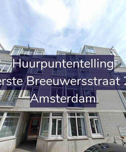 Foto gevel Huurpuntentelling voor Eerste Breeuwersstraat 22, Amsterdam