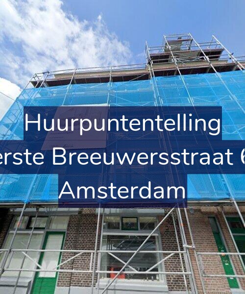 Foto gevel Huurpuntentelling voor Eerste Breeuwersstraat 62, Amsterdam