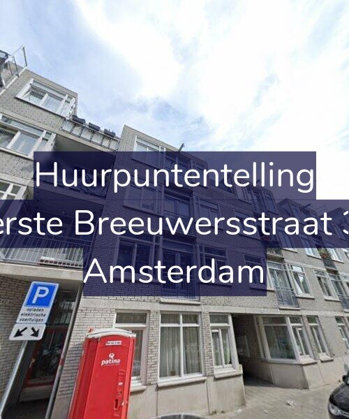 Foto gevel Huurpuntentelling voor Eerste Breeuwersstraat 38, Amsterdam