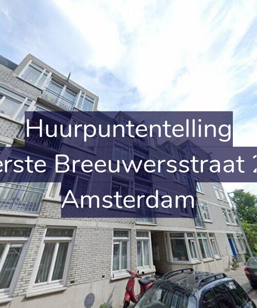 Foto gevel Huurpuntentelling voor Eerste Breeuwersstraat 28, Amsterdam