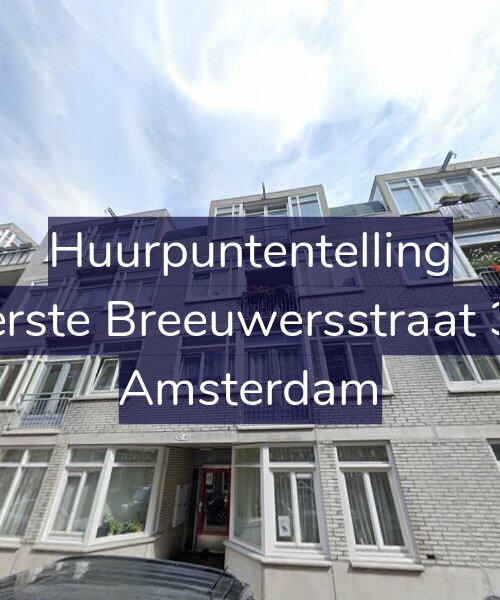 Foto gevel Huurpuntentelling voor Eerste Breeuwersstraat 32, Amsterdam