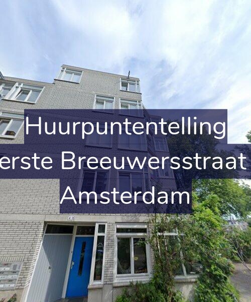 Foto gevel Huurpuntentelling voor Eerste Breeuwersstraat 2, Amsterdam