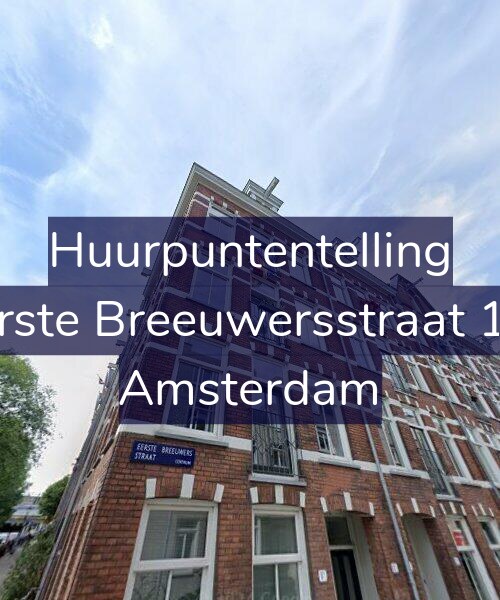 Foto gevel Huurpuntentelling voor Eerste Breeuwersstraat 1-3, Amsterdam