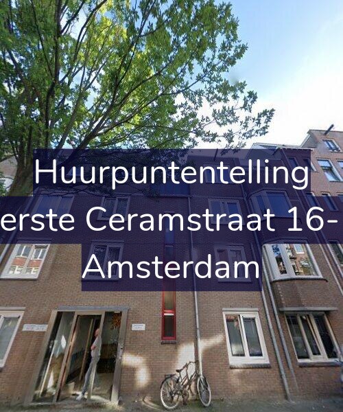 Foto gevel Huurpuntentelling voor Eerste Ceramstraat 16-B, Amsterdam