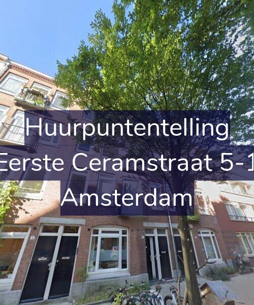 Foto gevel Huurpuntentelling voor Eerste Ceramstraat 5-1, Amsterdam