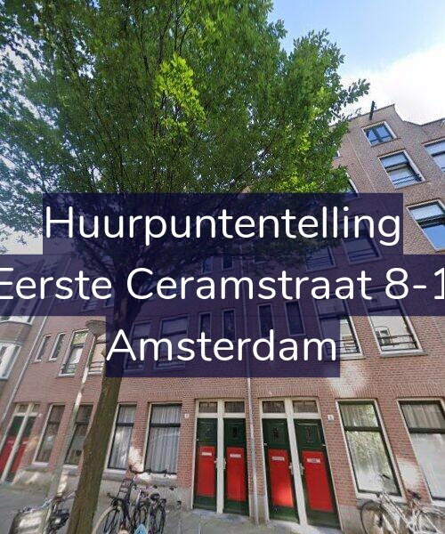 Foto gevel Huurpuntentelling voor Eerste Ceramstraat 8-1, Amsterdam