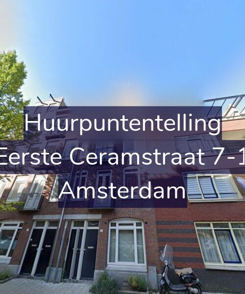 Foto gevel Huurpuntentelling voor Eerste Ceramstraat 7-1, Amsterdam