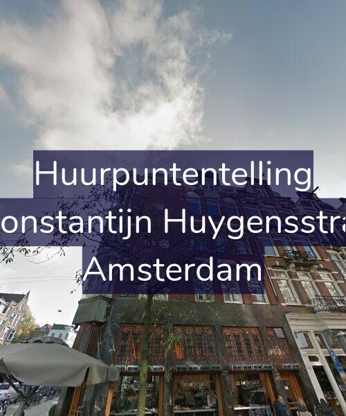 Foto gevel Huurpuntentelling voor Eerste Constantijn Huygensstraat 82-2, Amsterdam