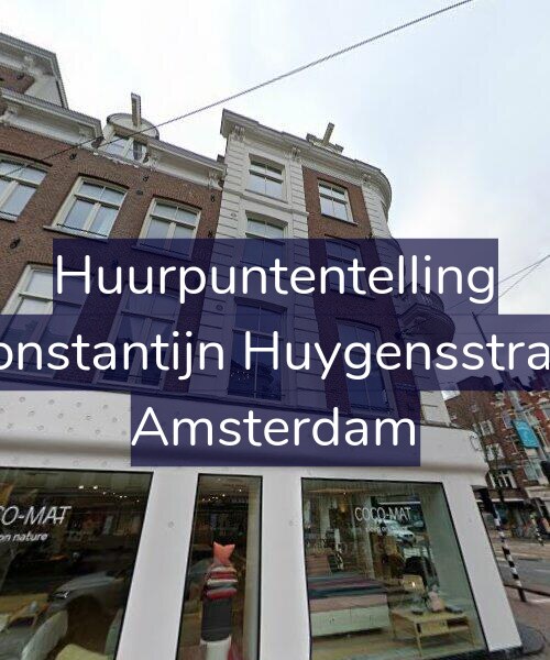 Foto gevel Huurpuntentelling voor Eerste Constantijn Huygensstraat 102-3, Amsterdam