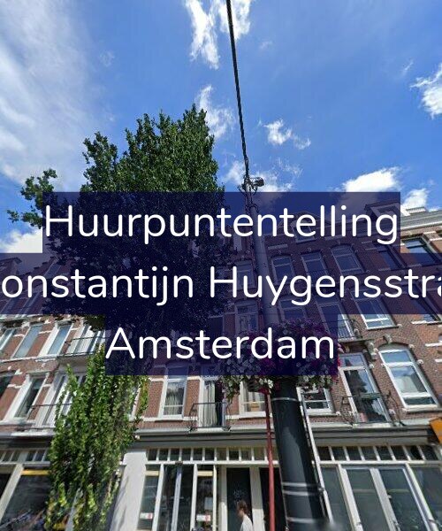 Foto gevel Huurpuntentelling voor Eerste Constantijn Huygensstraat 53-2, Amsterdam