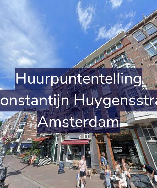 Foto gevel Huurpuntentelling voor Eerste Constantijn Huygensstraat 61-4, Amsterdam