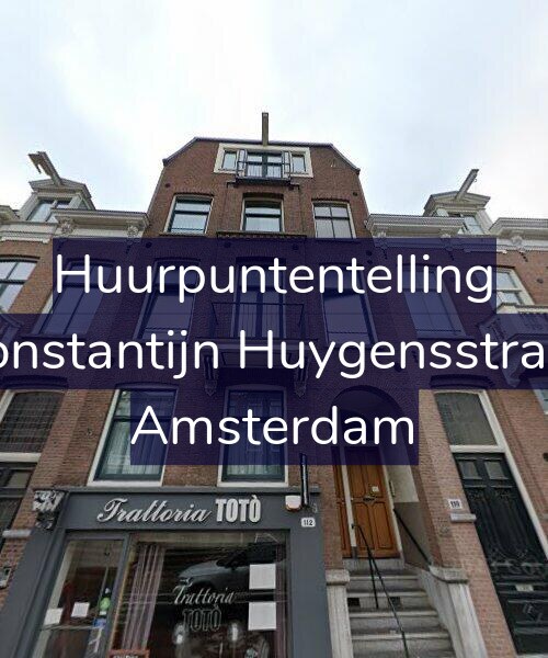 Foto gevel Huurpuntentelling voor Eerste Constantijn Huygensstraat 112-H, Amsterdam