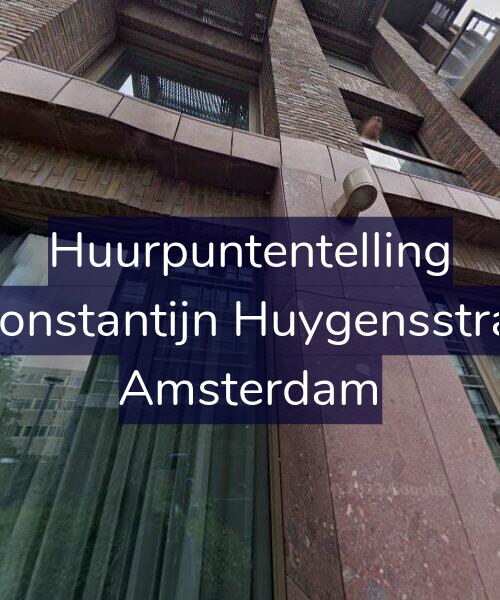 Foto gevel Huurpuntentelling voor Eerste Constantijn Huygensstraat 32-C, Amsterdam