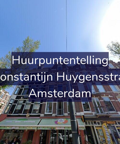 Foto gevel Huurpuntentelling voor Eerste Constantijn Huygensstraat 47-3, Amsterdam