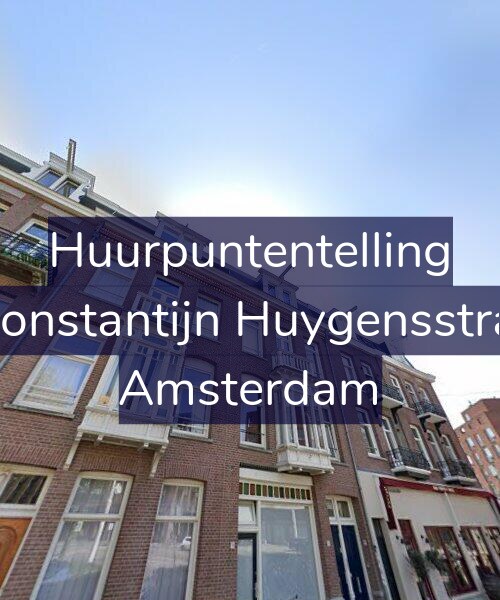Foto gevel Huurpuntentelling voor Eerste Constantijn Huygensstraat 19-2, Amsterdam