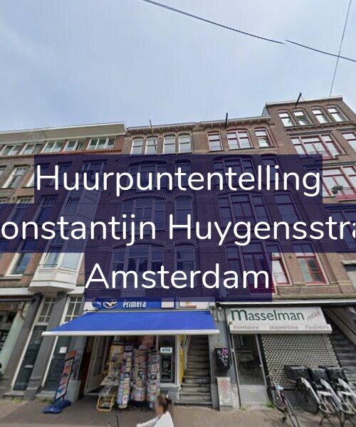 Foto gevel Huurpuntentelling voor Eerste Constantijn Huygensstraat 65-4, Amsterdam
