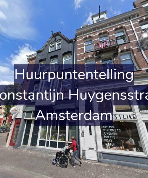 Foto gevel Huurpuntentelling voor Eerste Constantijn Huygensstraat 23-H, Amsterdam