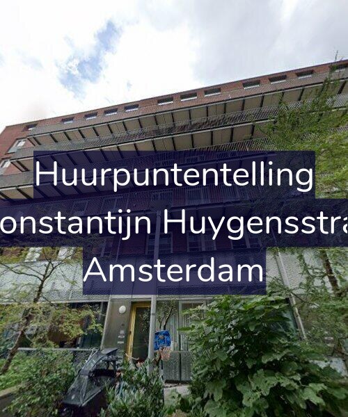 Foto gevel Huurpuntentelling voor Eerste Constantijn Huygensstraat 52-B, Amsterdam