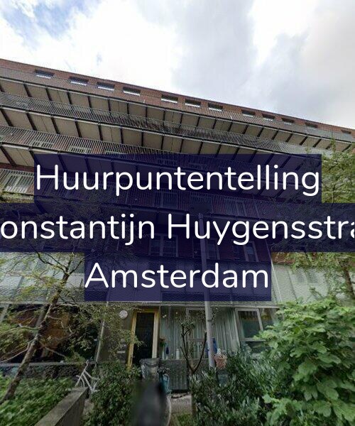Foto gevel Huurpuntentelling voor Eerste Constantijn Huygensstraat 52-K, Amsterdam