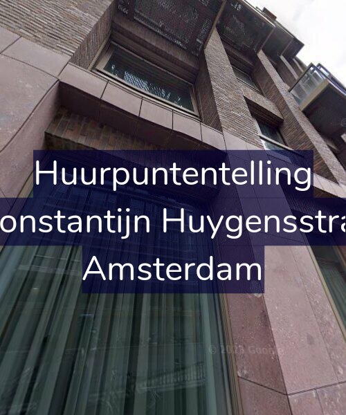 Foto gevel Huurpuntentelling voor Eerste Constantijn Huygensstraat 20-B, Amsterdam