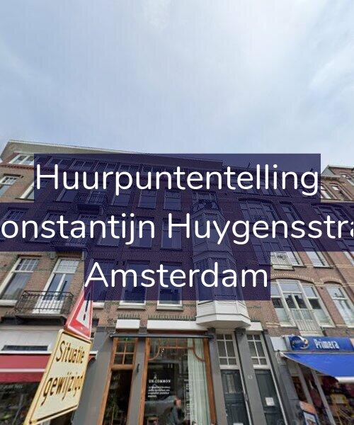 Foto gevel Huurpuntentelling voor Eerste Constantijn Huygensstraat 63-3, Amsterdam