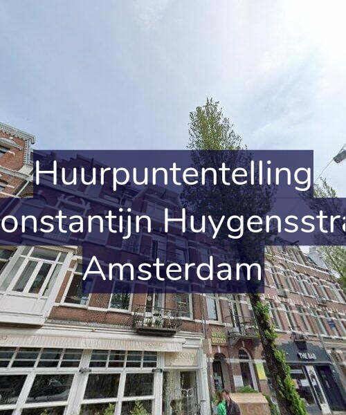 Foto gevel Huurpuntentelling voor Eerste Constantijn Huygensstraat 37-3, Amsterdam