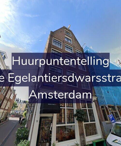 Foto gevel Huurpuntentelling voor Eerste Egelantiersdwarsstraat 56, Amsterdam