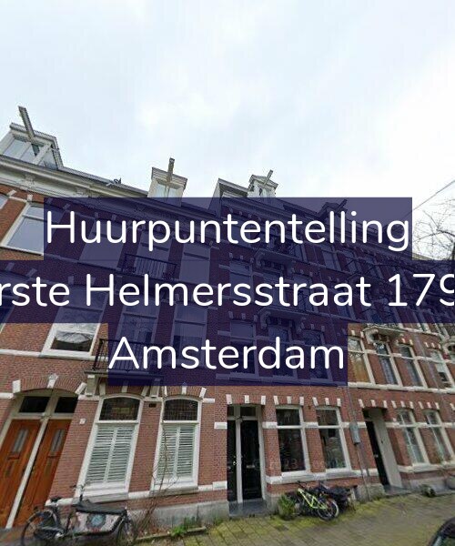 Foto gevel Huurpuntentelling voor Eerste Helmersstraat 179-3, Amsterdam