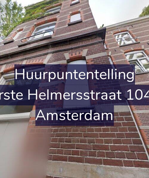 Foto gevel Huurpuntentelling voor Eerste Helmersstraat 104-E, Amsterdam