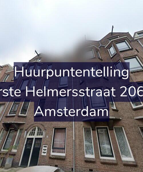 Foto gevel Huurpuntentelling voor Eerste Helmersstraat 206-H, Amsterdam
