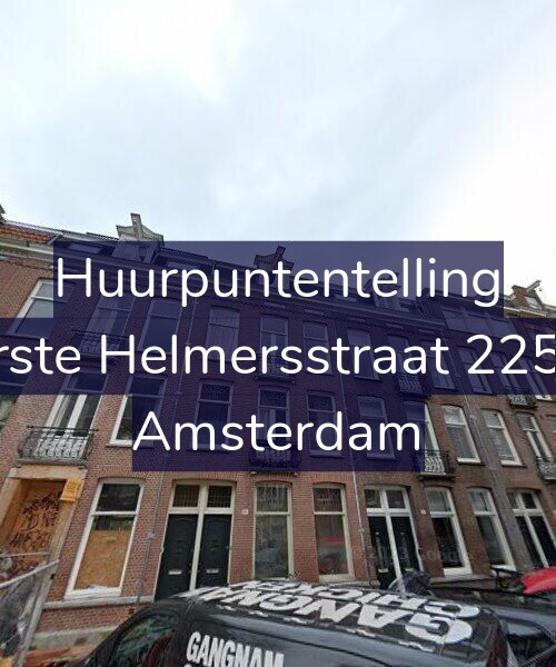 Foto gevel Huurpuntentelling voor Eerste Helmersstraat 225-H, Amsterdam