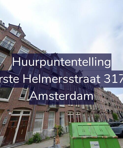 Foto gevel Huurpuntentelling voor Eerste Helmersstraat 317-3, Amsterdam