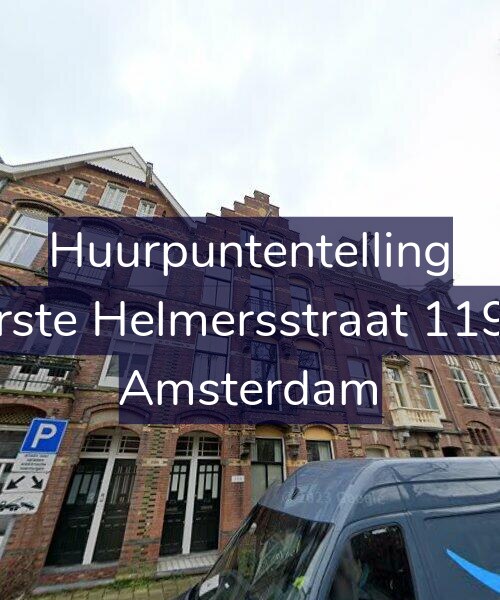 Foto gevel Huurpuntentelling voor Eerste Helmersstraat 119-1, Amsterdam
