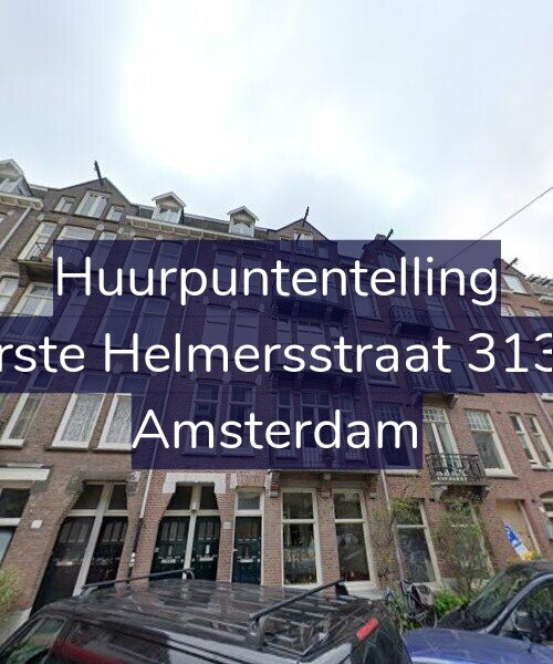 Foto gevel Huurpuntentelling voor Eerste Helmersstraat 313-2, Amsterdam
