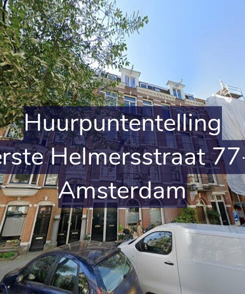 Foto gevel Huurpuntentelling voor Eerste Helmersstraat 77-H, Amsterdam