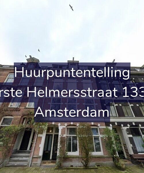 Foto gevel Huurpuntentelling voor Eerste Helmersstraat 133-2, Amsterdam