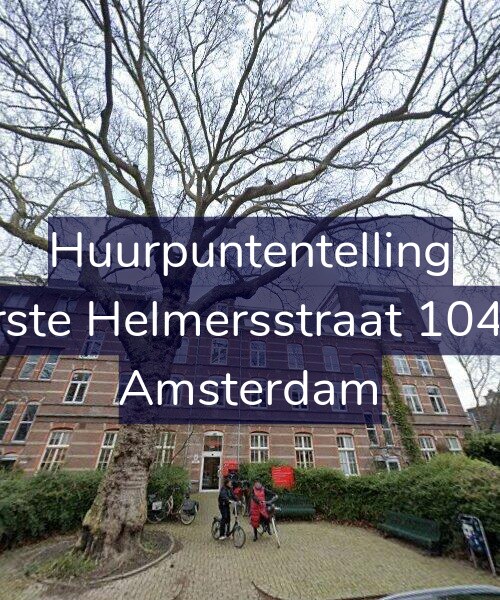 Foto gevel Huurpuntentelling voor Eerste Helmersstraat 104-M, Amsterdam