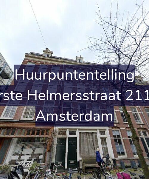 Foto gevel Huurpuntentelling voor Eerste Helmersstraat 211-C, Amsterdam