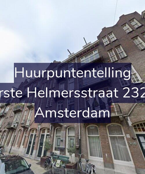 Foto gevel Huurpuntentelling voor Eerste Helmersstraat 232-4, Amsterdam