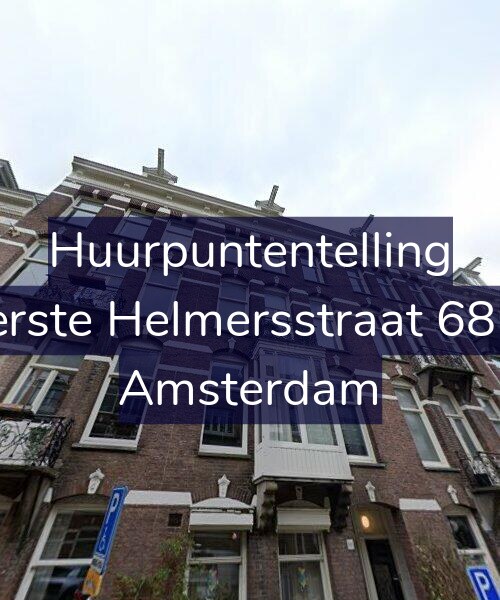 Foto gevel Huurpuntentelling voor Eerste Helmersstraat 68-2, Amsterdam