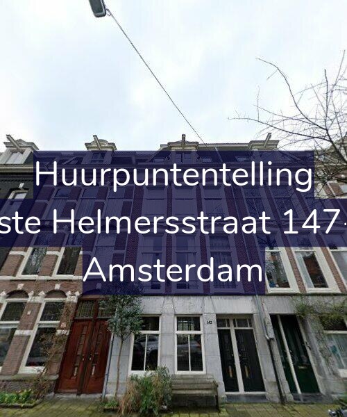 Foto gevel Huurpuntentelling voor Eerste Helmersstraat 147-3A, Amsterdam