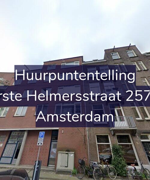 Foto gevel Huurpuntentelling voor Eerste Helmersstraat 257-H, Amsterdam