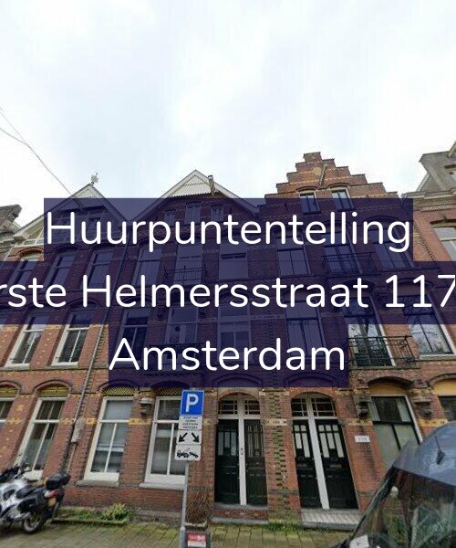 Foto gevel Huurpuntentelling voor Eerste Helmersstraat 117-H, Amsterdam