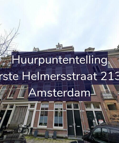 Foto gevel Huurpuntentelling voor Eerste Helmersstraat 213-4, Amsterdam